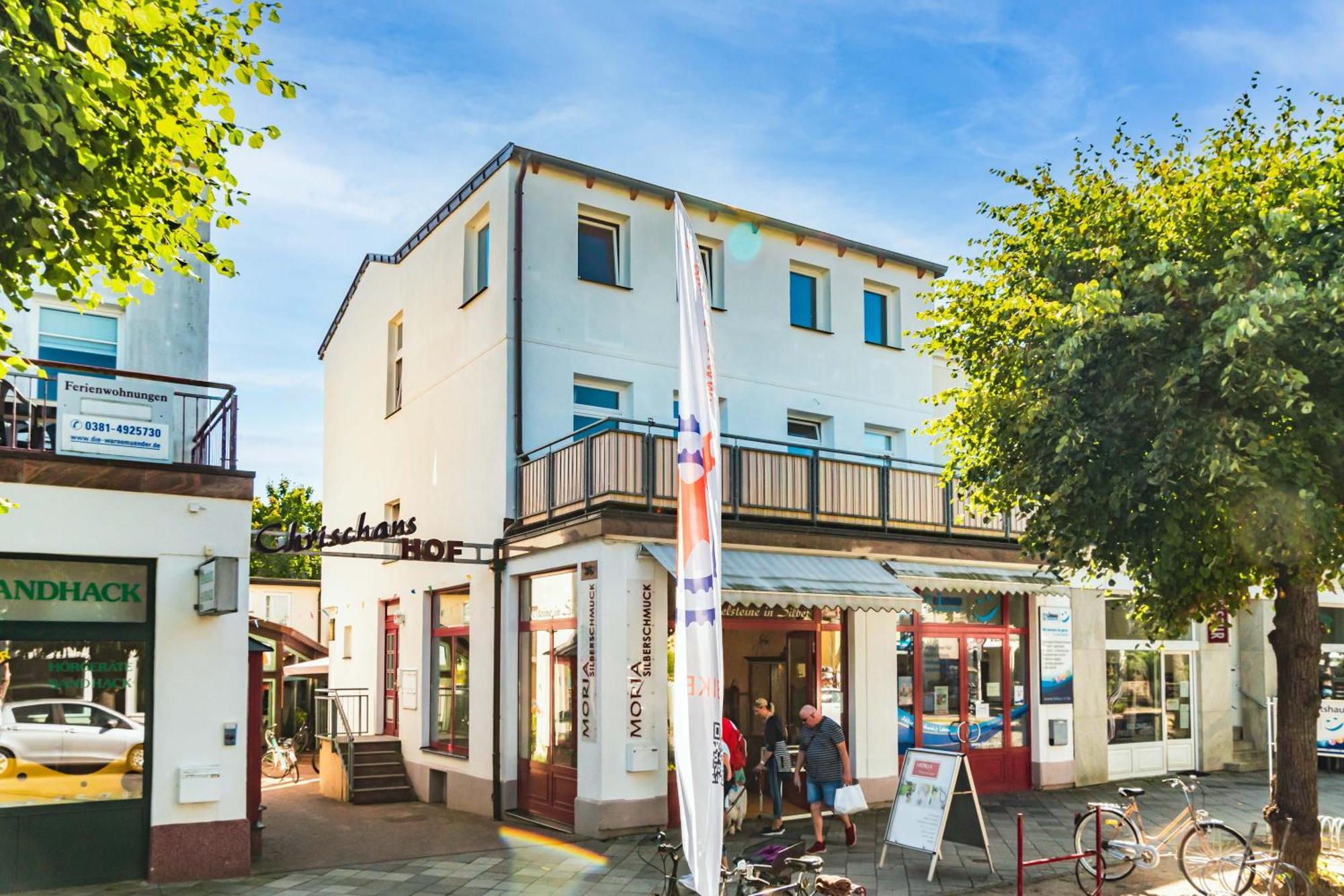 Apartmenthaus Chrischanshof Rostock Exterior foto